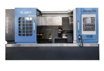 Токарный станок чпу с наклонной станиной и осью Y MetalTec ТС 50MY