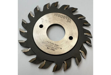 Подрезная составная пила WoodTec для форматно-раскроечных станков Ø80 х 20 х 2,8-3,6 Z = 10 + 10