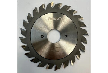 Подрезная составная пила WoodTec для форматно-раскроечных станков Ø100 х 20 х 2,8-3,6 Z = 12 + 12
