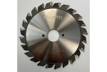 Подрезная составная пила WoodTec для форматно-раскроечных станков Ø120 х 22 х 2,8-3,6 Z = 12 + 12