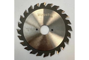 Подрезная составная пила WoodTec для форматно-раскроечных станков Ø125 х 22 x 2,8-3,6 Z = 12 + 12