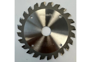 Подрезная коническая пила WoodTec для форматно-раскроечных станков Ø120х20х2,8-4,0 Z=24 KON