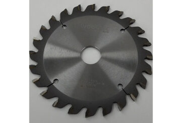 Подрезная коническая пила WoodTec для форматно-раскроечных станков Ø125x20x3,1-4,3 Z=24 KON