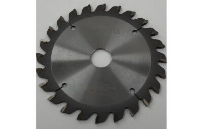 Подрезная коническая пила WoodTec для форматно-раскроечных станков Ø125x20x3,1-4,3 Z=24 KON