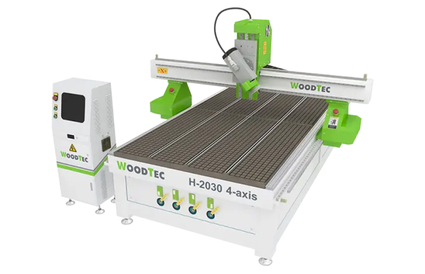 Фрезерно-гравировальный станок с ЧПУ WoodTec H 2030 4-axis