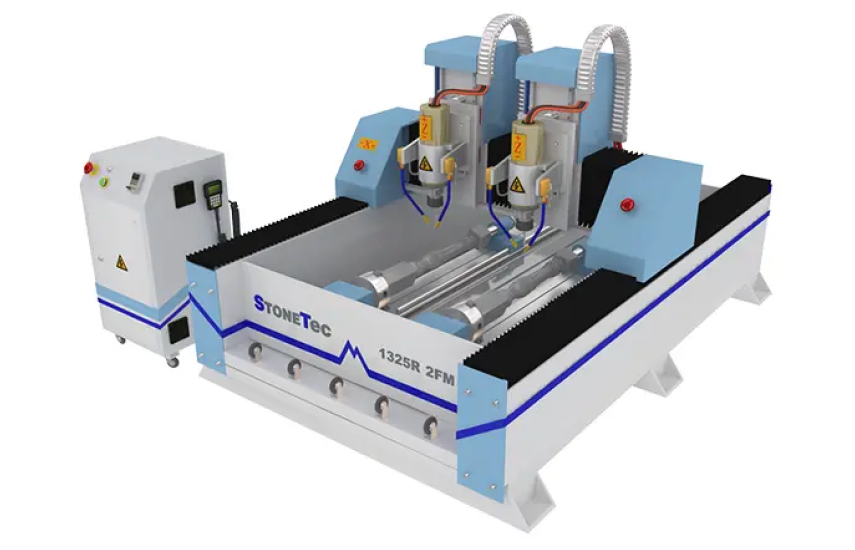 Фрезерно-гравировальный станок с ЧПУ StoneTec 1325R 2FM
