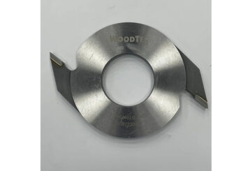 Фреза для сращивания древесины на микрошип заплечик 160×50 H10 Z2 ТСТ WoodTec