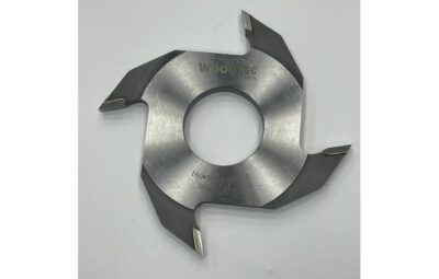 Фреза для сращивания древесины на микрошип заплечик 160×50 H10 Z4 ТСТ WoodTec