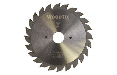 Алмазная подрезная пила WoodTec Ø120 x 2,8-3,6 x 2,0 x 20 Z=12+12 H6