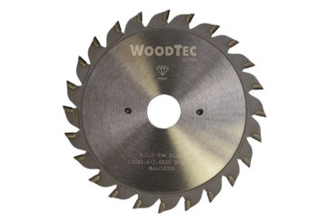 Алмазная подрезная пила WoodTec Ø100 х 2,8-3,6 х 20 Z=12+12 Н6