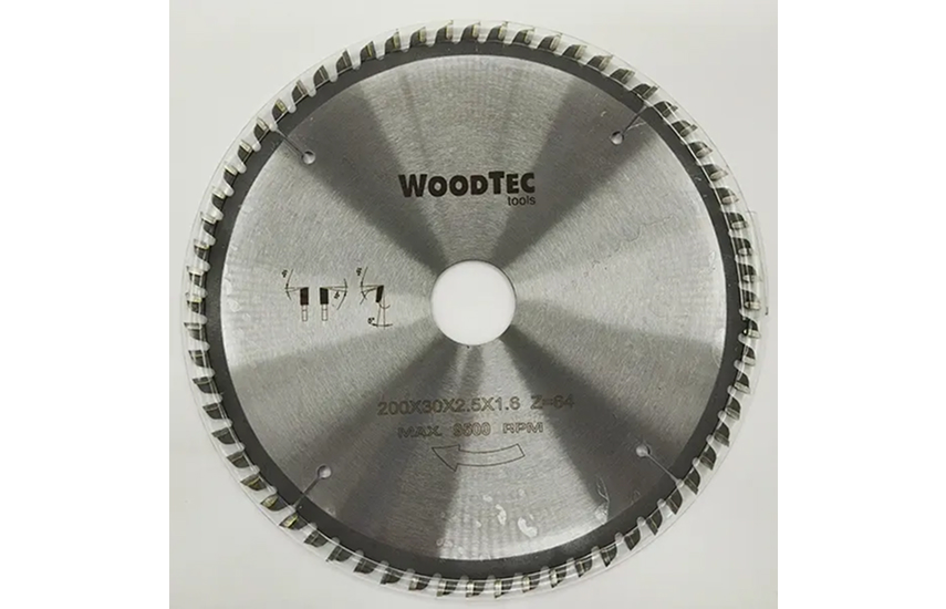 Пила дисковая Ø200 х 30 х 2,5/1,6 Z64 WZ WoodTec